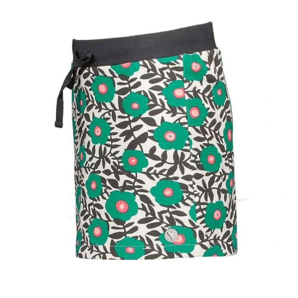 NWT -Moodstreet - Floral Skirt with Black Waistband